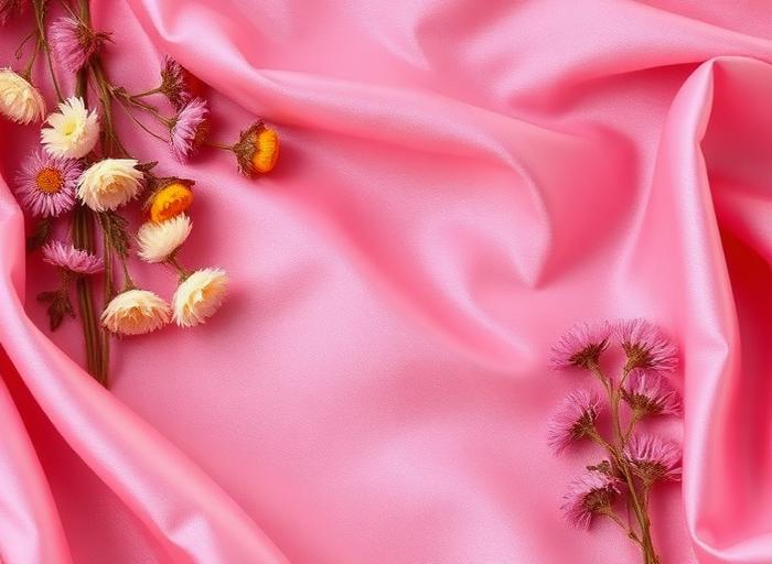 Pink silk texture